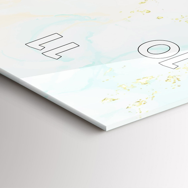 Zegar ścienny pionowy Akwarelowy marmur