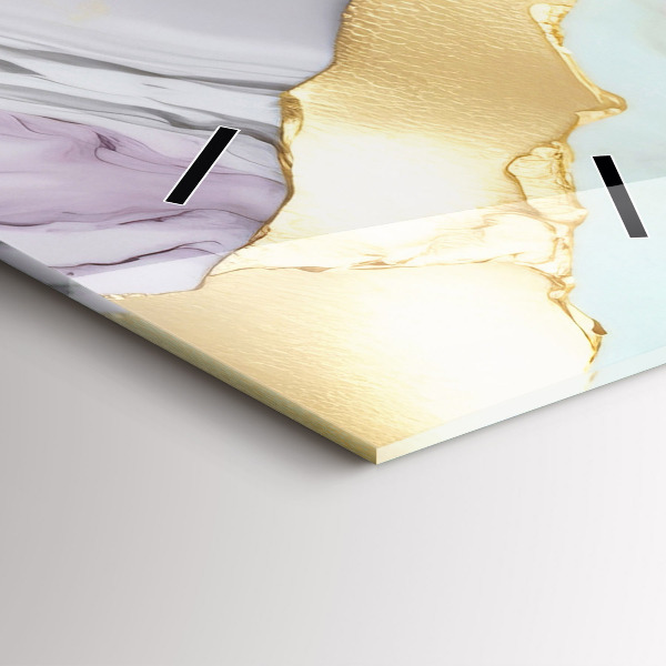 Zegar ścienny pionowy Wzór marmurowy