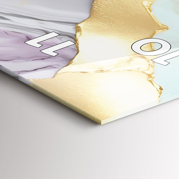 Zegar ścienny pionowy Wzór marmurowy