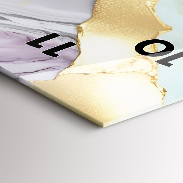 Zegar ścienny pionowy Wzór marmurowy