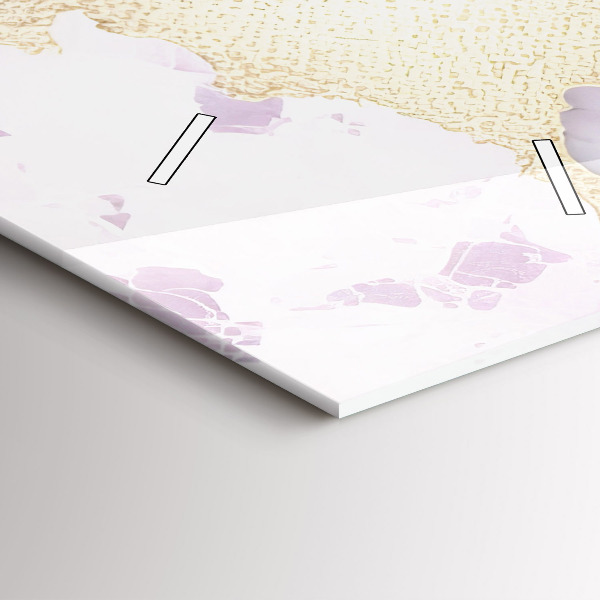 Zegar ścienny pionowy Pastelowy marmur