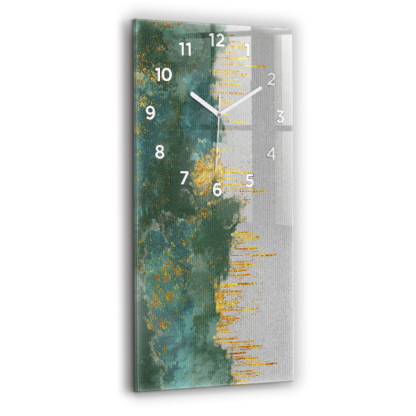 Zegar ścienny pionowy Dekoracyjny wzór