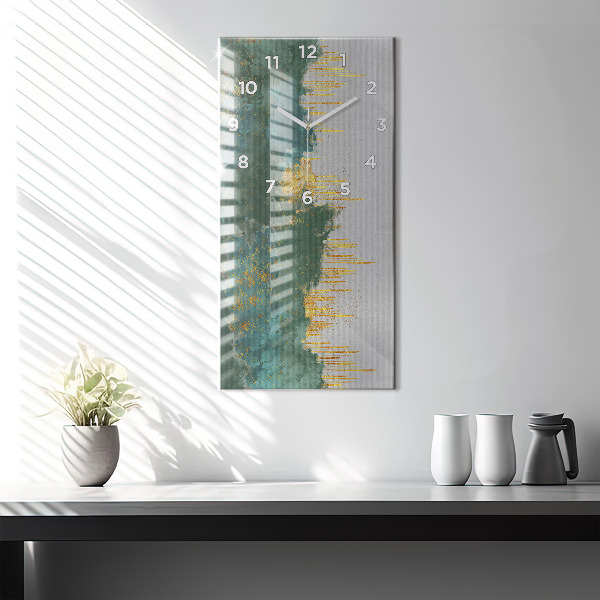 Zegar ścienny pionowy Dekoracyjny wzór