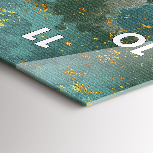 Zegar ścienny pionowy Dekoracyjny wzór