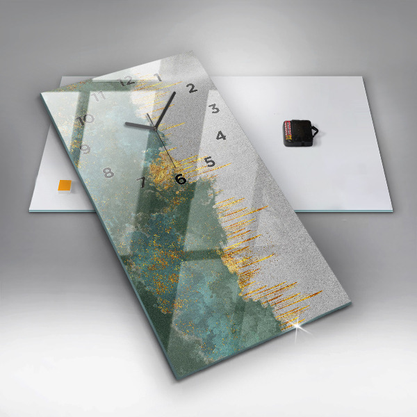 Zegar ścienny pionowy Dekoracyjny wzór