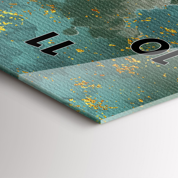 Zegar ścienny pionowy Dekoracyjny wzór