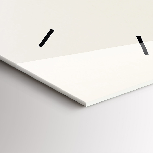 Zegar ścienny pionowy Kwitnące kwiaty gipsówki