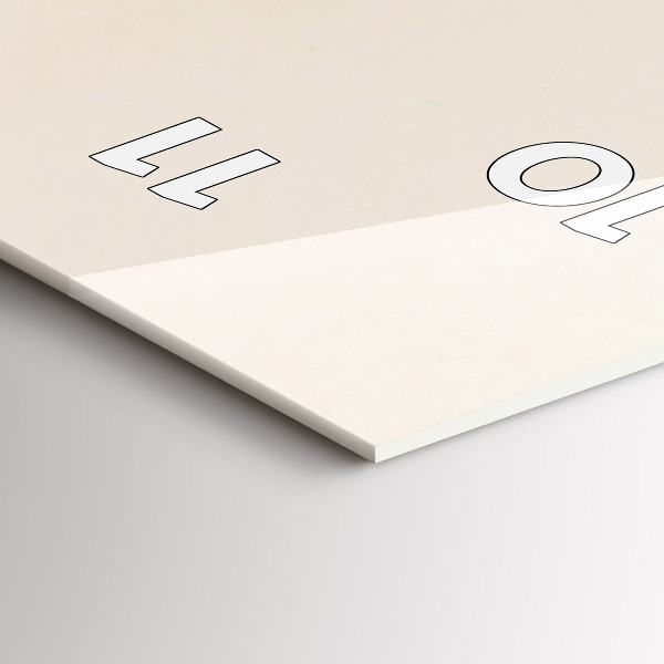 Zegar ścienny pionowy Kwitnące kwiaty gipsówki