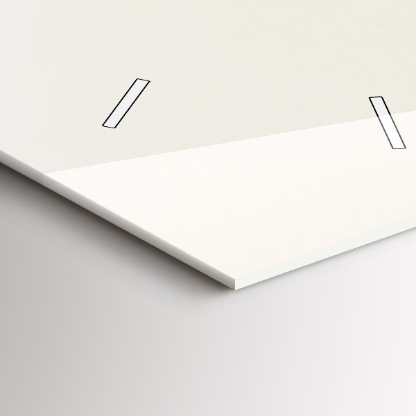 Zegar ścienny pionowy Kwitnące kwiaty gipsówki