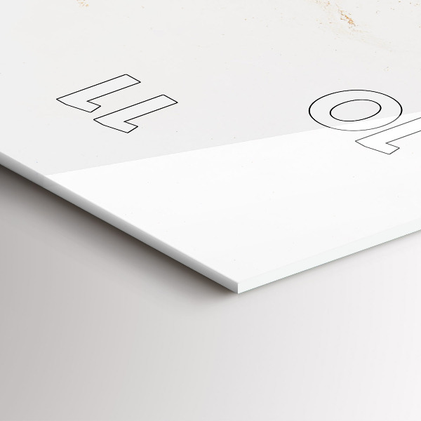 Zegar ścienny pionowy Marmur wzór