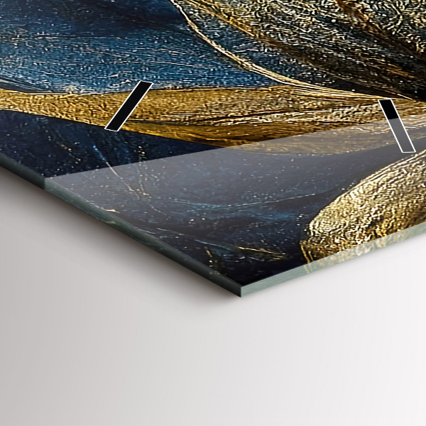 Zegar ścienny pionowy Dekoracyjne kwiaty