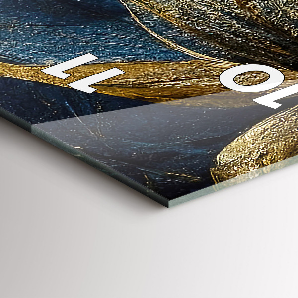 Zegar ścienny pionowy Dekoracyjne kwiaty