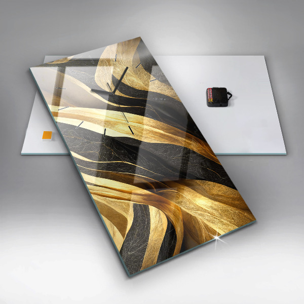 Zegar ścienny pionowy Elegancka abstrakcja