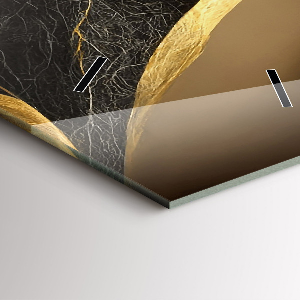 Zegar ścienny pionowy Elegancka abstrakcja