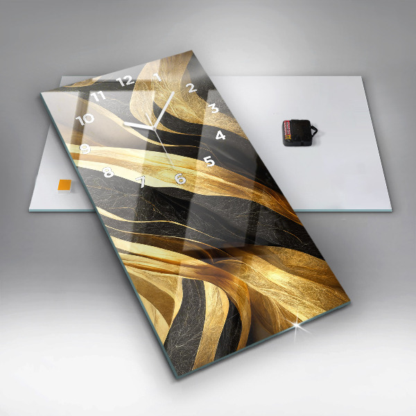 Zegar ścienny pionowy Elegancka abstrakcja