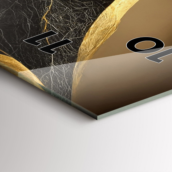 Zegar ścienny pionowy Elegancka abstrakcja