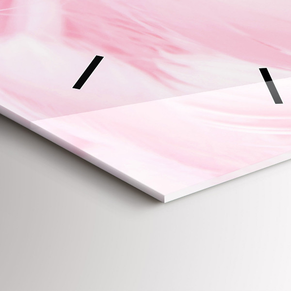 Zegar ścienny pionowy Pióra – abstrakcja