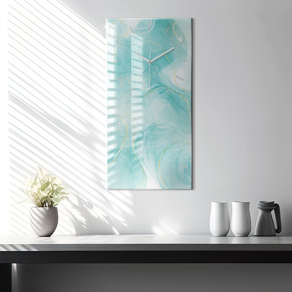 Zegar ścienny pionowy Abstrakcja marmur