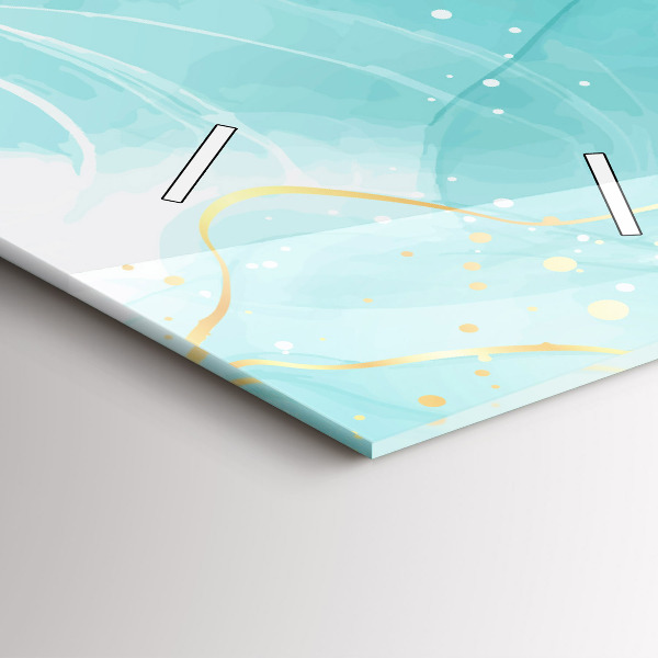 Zegar ścienny pionowy Abstrakcja marmur