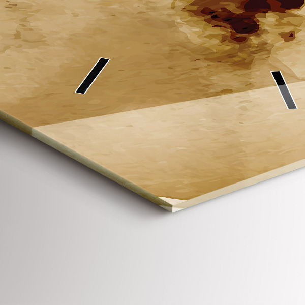 Zegar ścienny pionowy Plamy abstrakcja