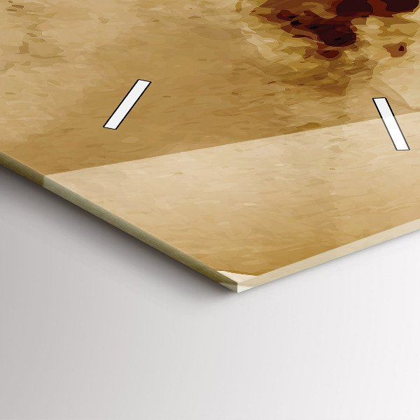 Zegar ścienny pionowy Plamy abstrakcja