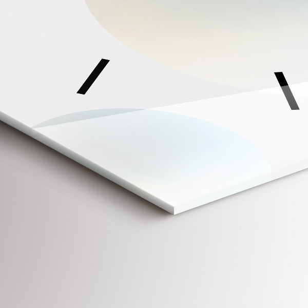 Zegar ścienny pionowy Piłki abstrakcja