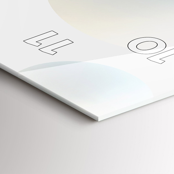 Zegar ścienny pionowy Piłki abstrakcja