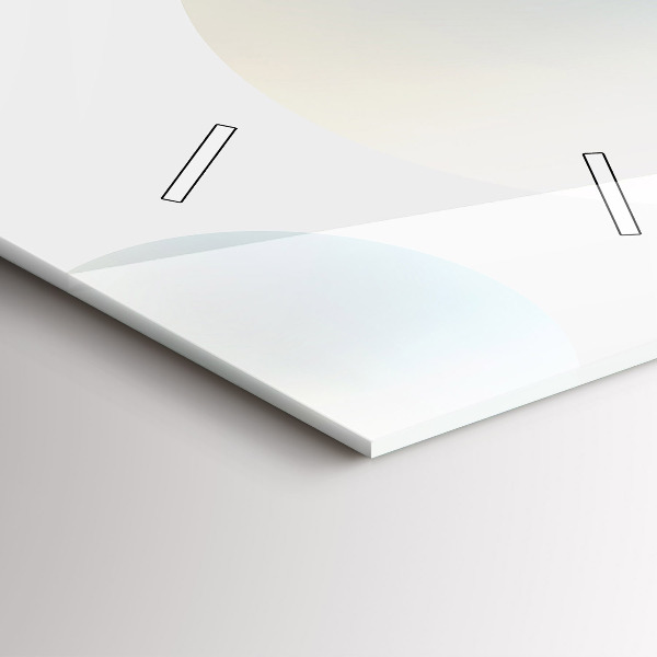 Zegar ścienny pionowy Piłki abstrakcja