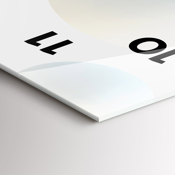 Zegar ścienny pionowy Piłki abstrakcja