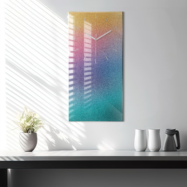 Zegar ścienny pionowy Wzór gradient