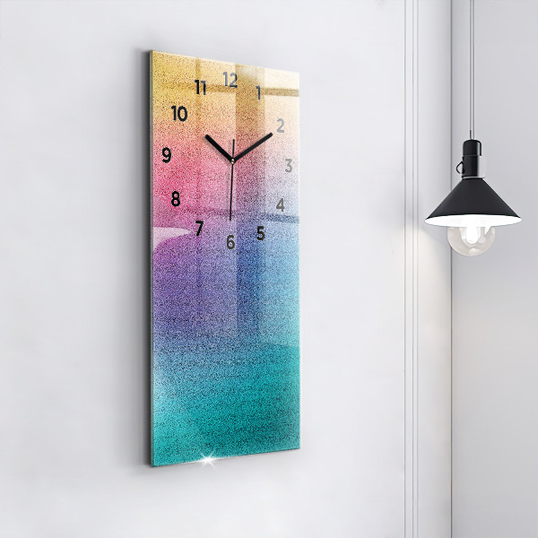 Zegar ścienny pionowy Wzór gradient