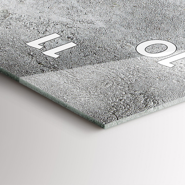 Zegar szklany pionowy Minimalistyczne oliwki