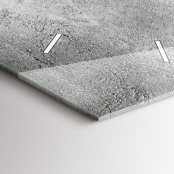 Zegar szklany pionowy Minimalistyczne oliwki