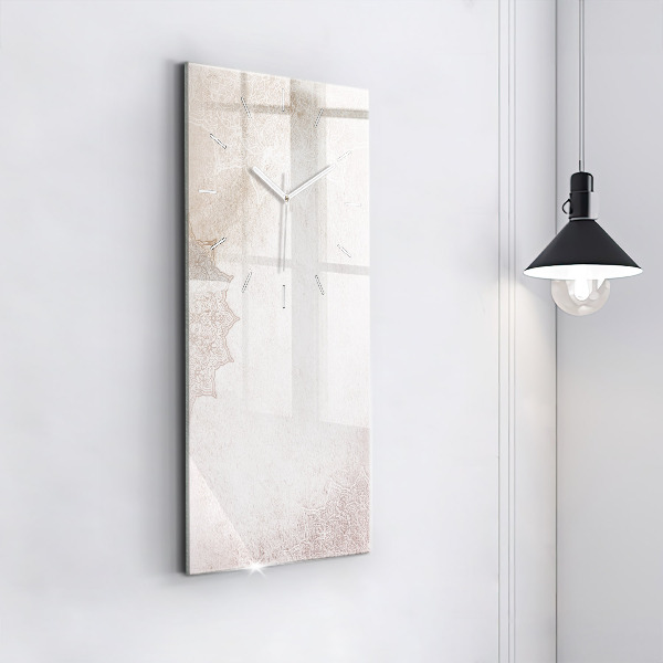 Zegar szklany pionowy Wzór dekoracyjny