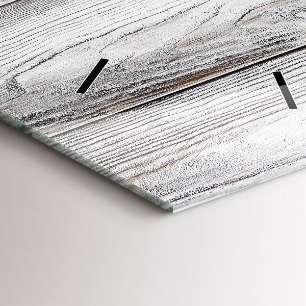 Zegar szklany pionowy Pomalowane deski