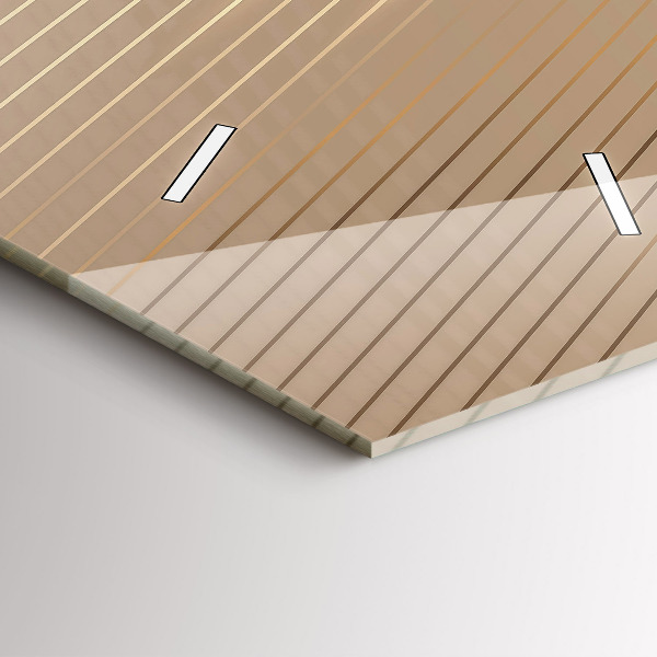 Zegar szklany pionowy Abstrakcyjne światło