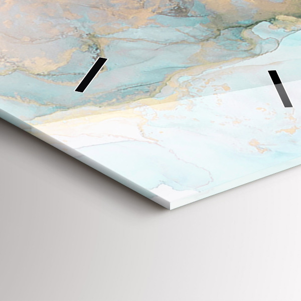 Zegar szklany pionowy Abstrakcyjny obraz