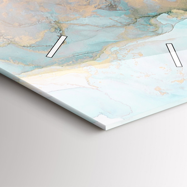 Zegar szklany pionowy Abstrakcyjny obraz