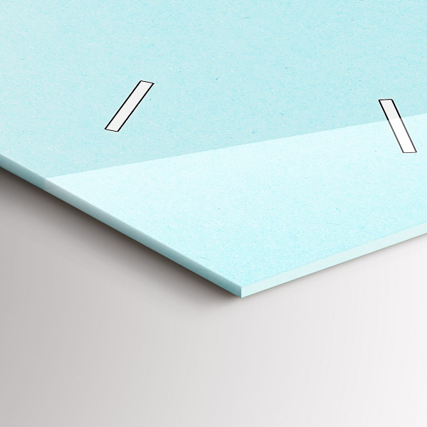 Zegar szklany pionowy Pastelowy wzór