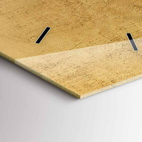 Zegar szklany pionowy Dekoracyjne płótno