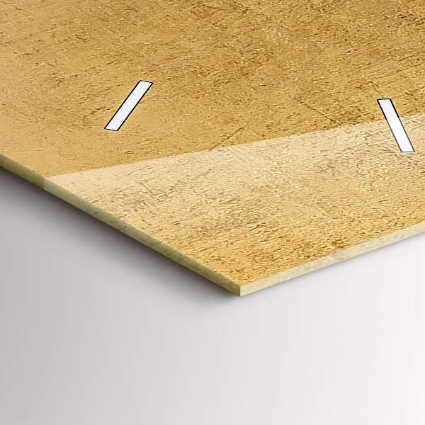 Zegar szklany pionowy Dekoracyjne płótno