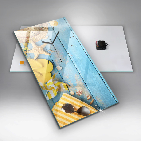 Zegar szklany pionowy Akcesoria plażowe i deski