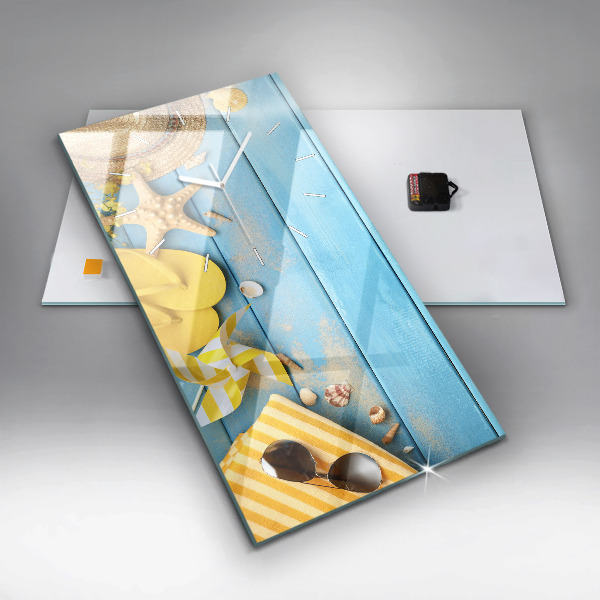 Zegar szklany pionowy Akcesoria plażowe i deski