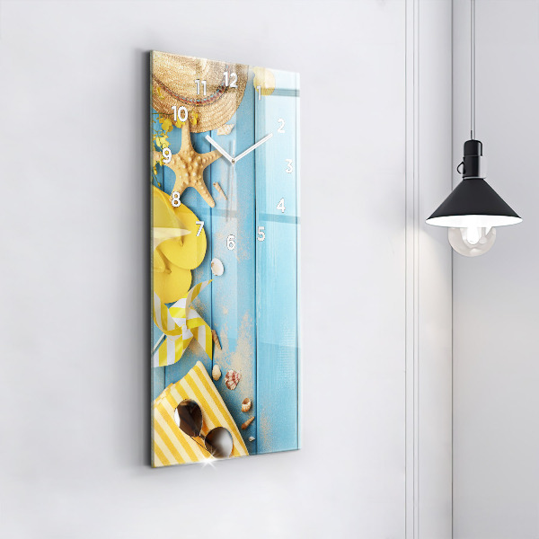 Zegar szklany pionowy Akcesoria plażowe i deski