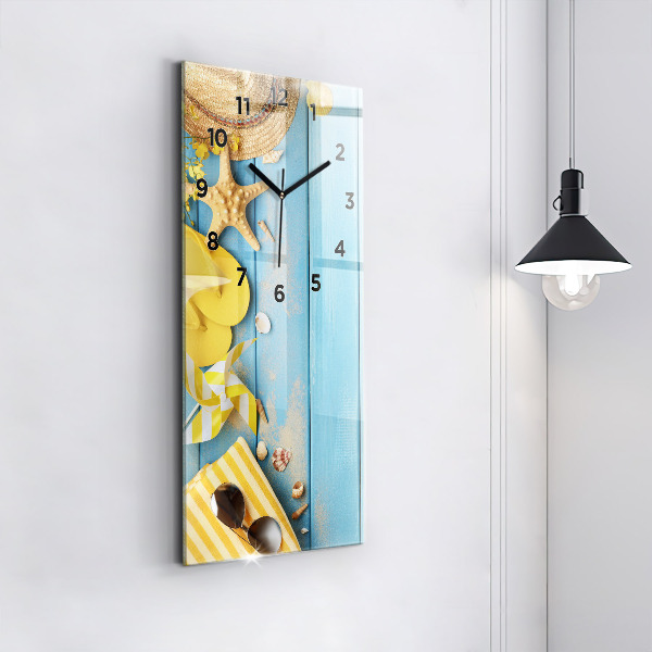 Zegar szklany pionowy Akcesoria plażowe i deski