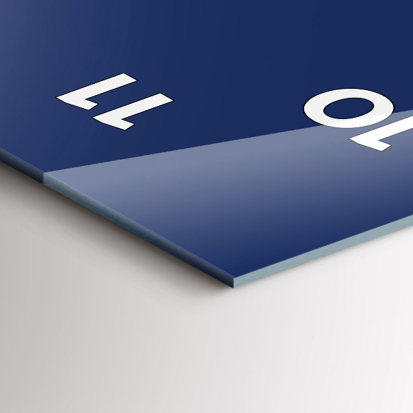 Zegar ścienny pionowy Kolor granatowy