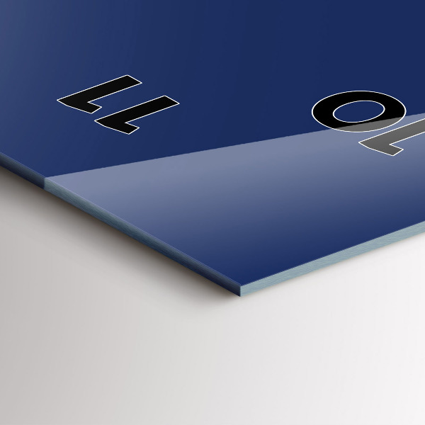 Zegar ścienny pionowy Kolor granatowy