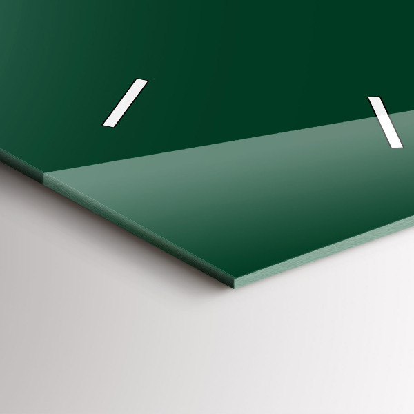 Zegar ścienny pionowy Kolor butelkowa zieleń