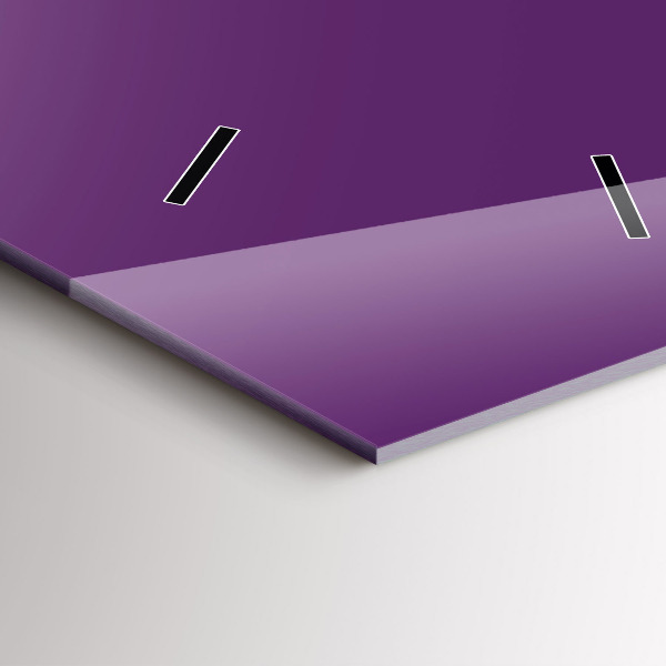 Zegar ścienny pionowy Kolor fioletowy