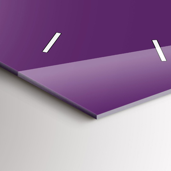 Zegar ścienny pionowy Kolor fioletowy